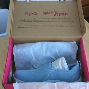 Ryka Women's Light Blue Slip-On Athletic Shoes